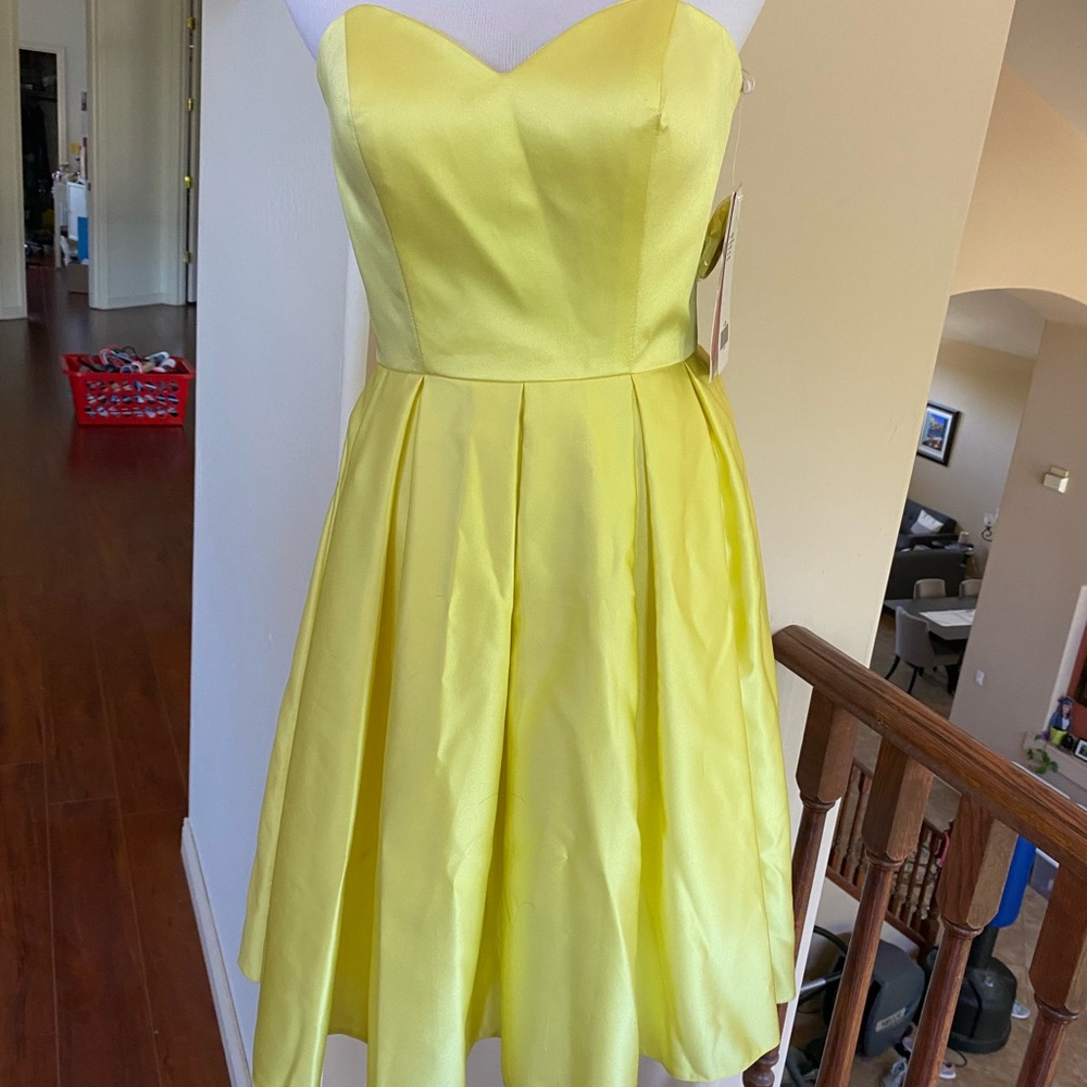 Yellow Cocktail Dress